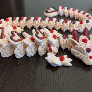24" Sugar Cookie Heart Dragon - Sweet Bakery Vibes