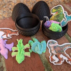 Dino Hatchling Surprise Egg - Articulated Fidget Toy