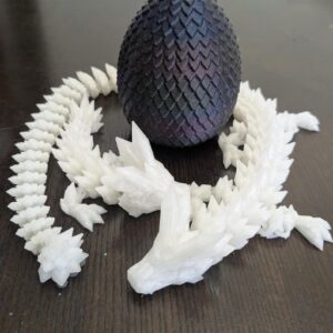 Glow in the Dark Dragon Hatch Set - Crystal Dragon Baby Tadling and Egg