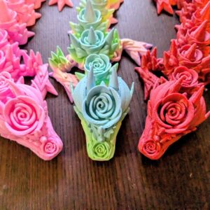 Large Rose Dragon - Fantasy Fidget Toy
