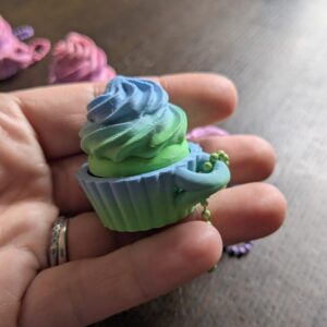 Cupcake Clicker Birthday Party Favors - 3D Printed Fidget